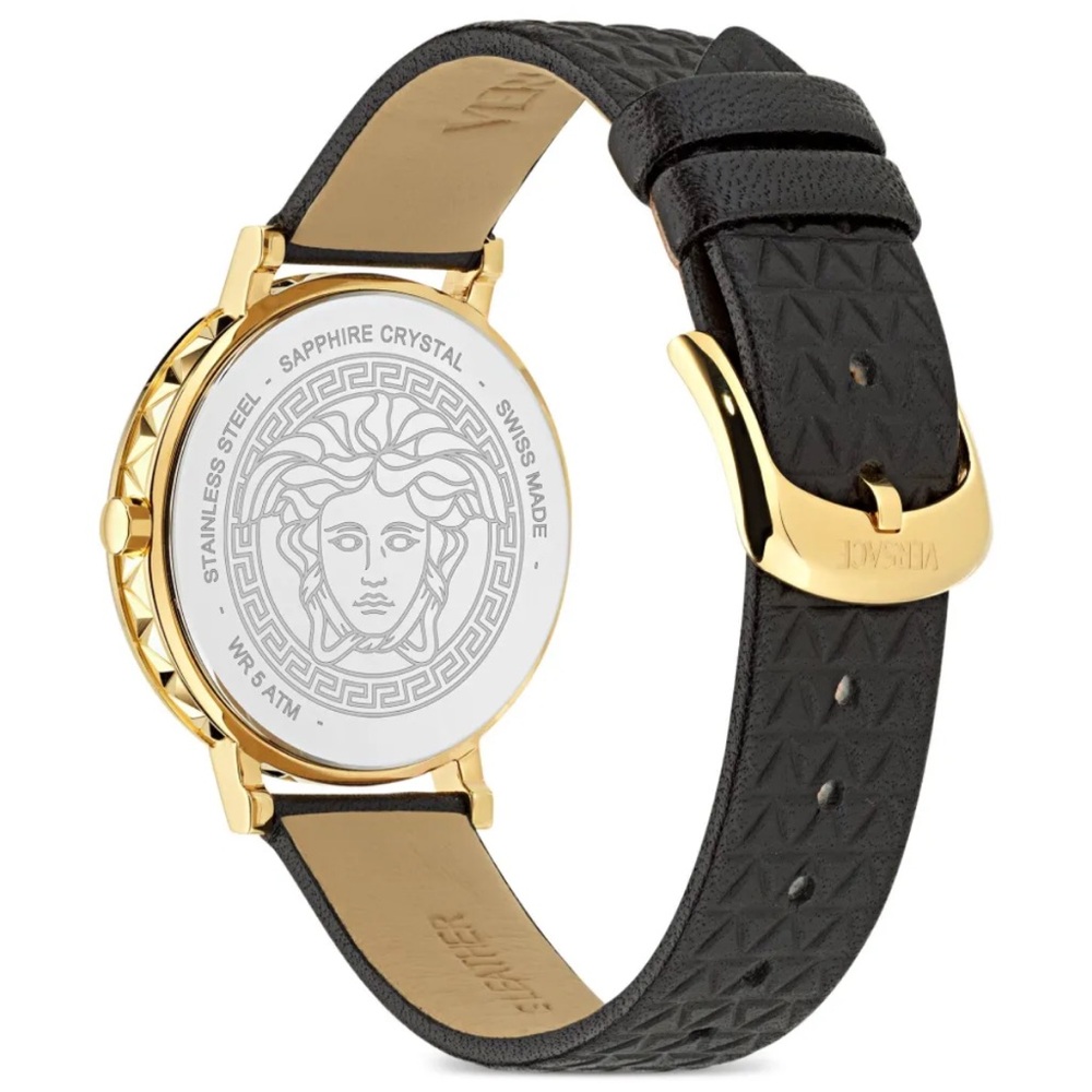 SOLD‼️Versace Black and Gold Women's Watch - Picture 4 of 6